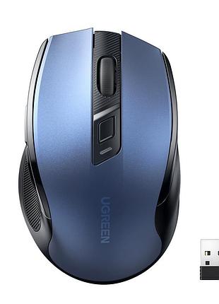 Маніпулятор миша бездротова ugreen mu006 ergonomic wireless mouse blue