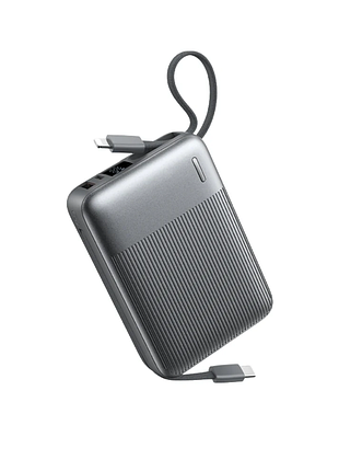 Внешний аккумулятор remax 22.5w fast charging cables power bank 20000mah fc-06 grey