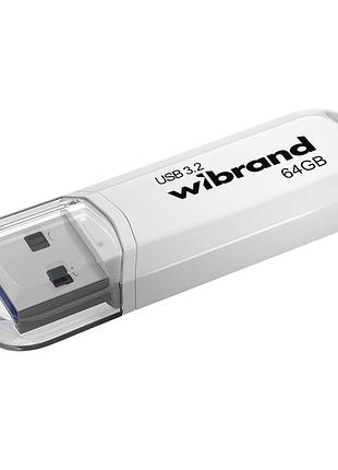 Флеш-накопитель wibrand usb 3.2 gen1 marten 64gb white