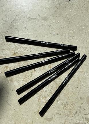 Водостійкий олівець для очей chanel stylo yeux waterproof, відтінок 64 graphite