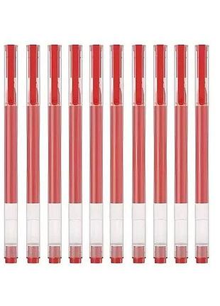 Набір ручок xiaomi high-capacity gel pen (10-pack) (red)