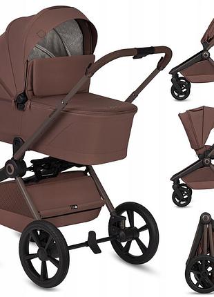 Універсальна коляска 2 в 1 lionelo freya 2in1 brown chocolate
