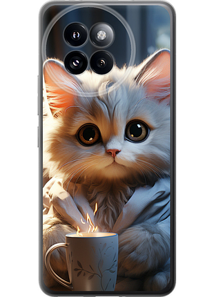 Чохол на xiaomi civi 4 pro білий кіт "5646u-3682-851"