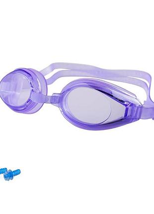 Окуляри для плавання swim goggles ne-pl-700-v, фіолетові