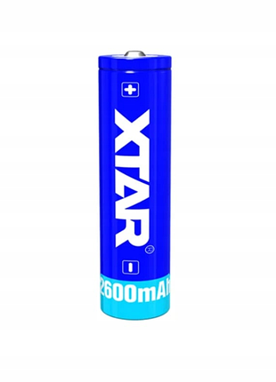 Акумулятор xtar 18650 2600mah з захистом (1шт)