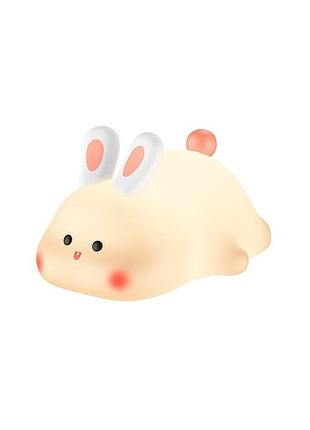 Светильник hoco hx16 2w. 1200 mah. silicone lamp rabbit