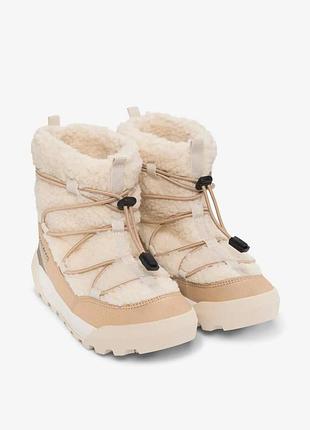 Милі та затишні зимові водонепроникні черевики viking expower flake warm wp sl, колір linen, р-р 39 eu (25,5 см)