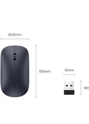 Манипулятор мышь ugreen mu001 portable wireless mouse (black) 4