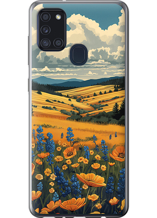 Чехол на samsung galaxy a21s a217f украинское поле "6082u-1943-851"
