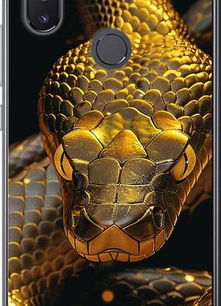 Чохол на xiaomi mi8 se golden snake "6072u-1504-851"