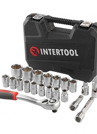 Набор инструментов 1/2" 21од intertool et-9021 в кейсе