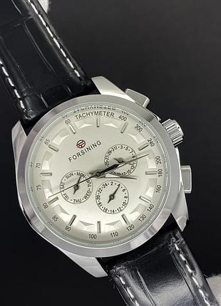 Forsining 6625 silver-white leather 2