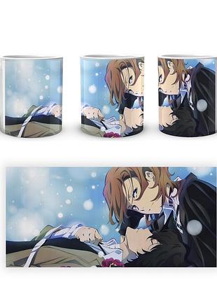 Кружка geekland bungou stray dogs проза бродячих псів чуя дазай bsd 01