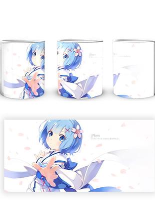 Кружка geekland re:zero. життя з нуля в альтернативному світі рем rz 02.019