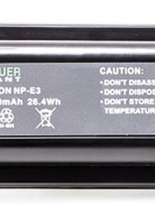 Акумулятор powerplant canon np-e3 2200mah