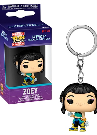 Фігурка брелок funko pop кейпоп-мисливці на демонів зої k-pop demon hunters zoey 4 см fpkc kpdh z 2256