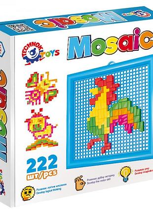 Детская мозаика технок 7297txk, 222 детали