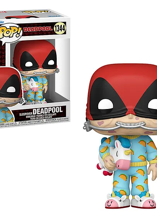 Фигурка funko pop дедпул сонный дедпул deadpool sleepover deadpool 10 см fp d sd 1344