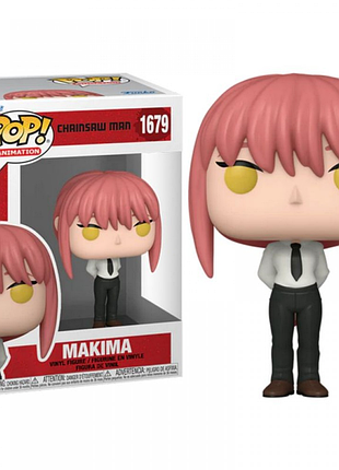 Фігурка funko pop людина бензопила макіма chainsaw man makima 10 см fp cm m 1679
