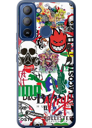 Чохол на tecno pop 5 lte bd4 many different logos "4022u-2639-851"