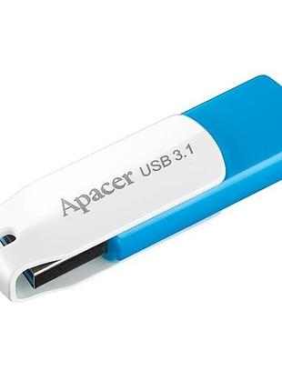 Флеш-накопичувач apacer usb 3.2 gen 1 ah357 128gb blue