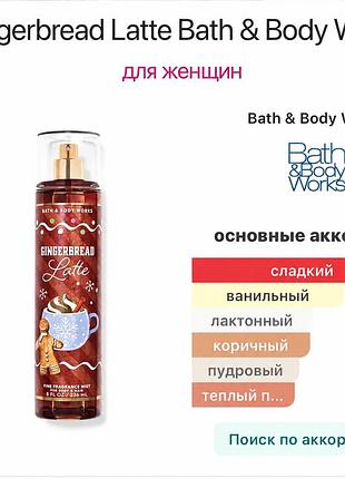 Розпив спрей gingerbread latte 2