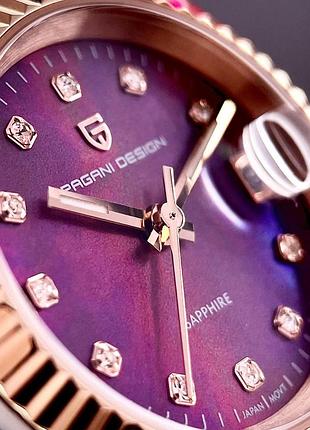 Pagani design pd-1794l silver-rose gold-red 2