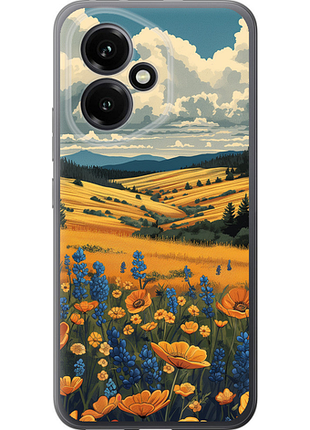 Чехол на huawei honor 400 5g украинское поле "6082u-4017-851"