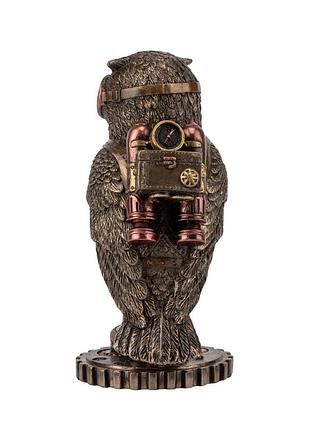 Статуетка "сова стімпанк" (15.5 см) veronese 4