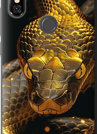 Чохол на xiaomi redmi note 6 pro golden snake "6072u-1551-851"