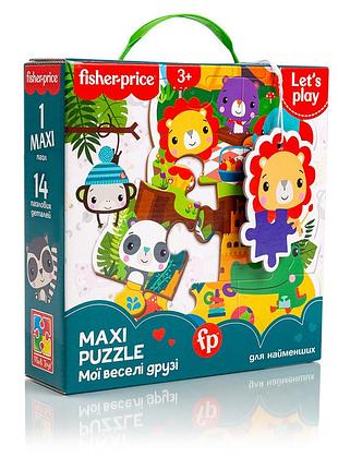Детские пазлы "макси пазлы. мои веселые друзья" vt1711-10
