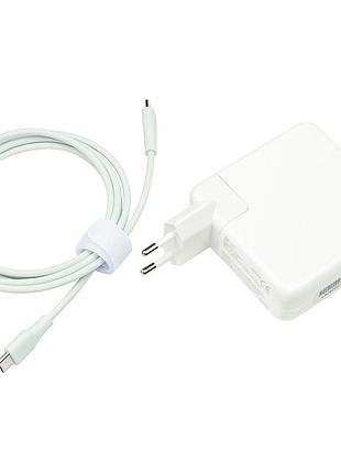 Блок питания для ноутбуков powerplant apple 220v, 20v 87w 3a (usb-c)