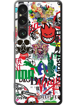 Чохол на sony xperia 1 vi many different logos "4022u-3975-851"
