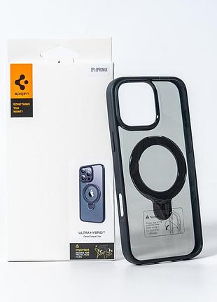 Чохол для смартфона spigen aaa magnetic ring for apple iphone 16 pro all black 2