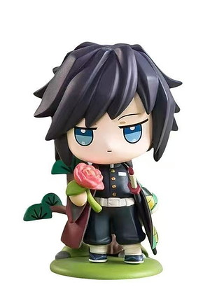 Фигурка чиби клинок рассекающий демонов гию томиока demon slayer giyu tomioka 7 см