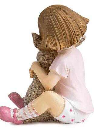 Статуэтка "девочка с кроликом", 10,5 см 2