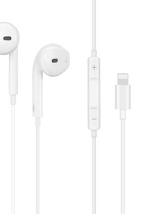 Наушники проводные hoco l7 plus original (lightning) white