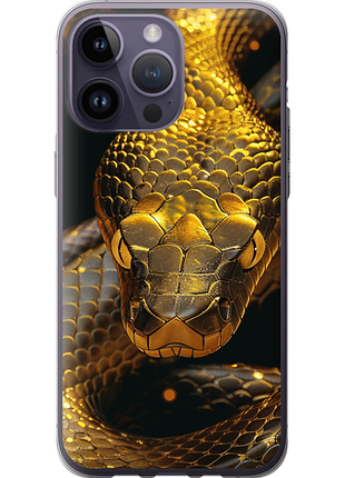 Чохол на iphone 14 pro max golden snake "6072u-2667-851"