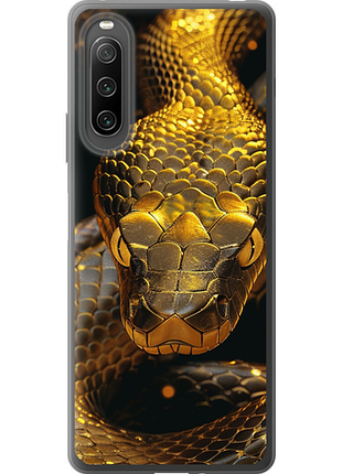 Чохол на sony xperia 10 iv golden snake "6072u-2789-851"