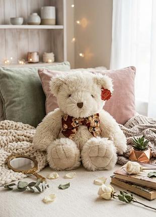 М'яка іграшка ведмедик бежевий simply soft collection, 32см
