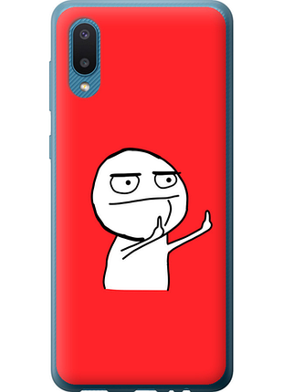 Чехол на samsung galaxy a02 a022g мем "4578u-2260-851"