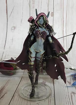 Фигурка сильвана warcraft 14 см — коллекционная статуэтка sylvanas windrunner fall of the lich king