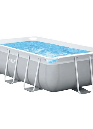 Басейн каркасний intex 26784 прямокут, 300х175х80 см, 3539 л, фільтр-насос, сходи,