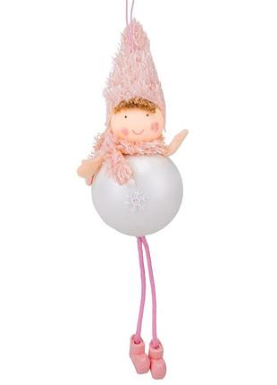 Елочная игрушка "куколка", 22 см elisey