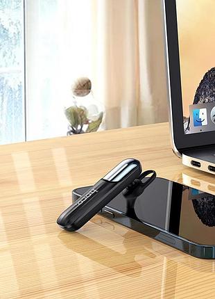 Bluetooth гарнитура hoco e57 essential business bt headset black 6