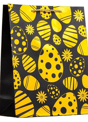Подарочный пакет "happy easter", 26*32 см elisey 2