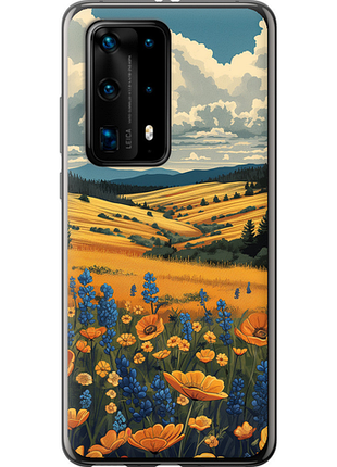 Чехол на huawei p40 pro plus украинское поле "6082u-1917-851"