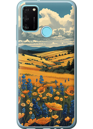 Чехол на huawei honor 9a украинское поле "6082u-1900-851"
