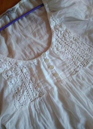 Мега крута блуза тонесенька натуральна декорована ніжним мереживом6 фото