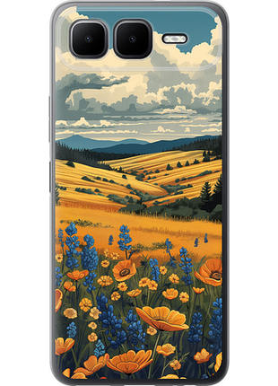 Чехол на infinix smart 10 plus украинское поле "6082u-4108-851"